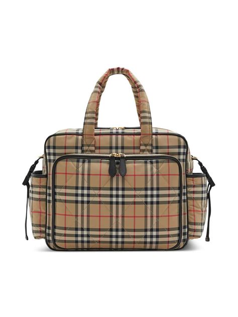 replica burberry diaper bag|diaper tote Burberry diaper bag.